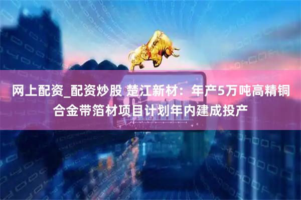 网上配资_配资炒股 楚江新材：年产5万吨高精铜合金带箔材项目计划年内建成投产